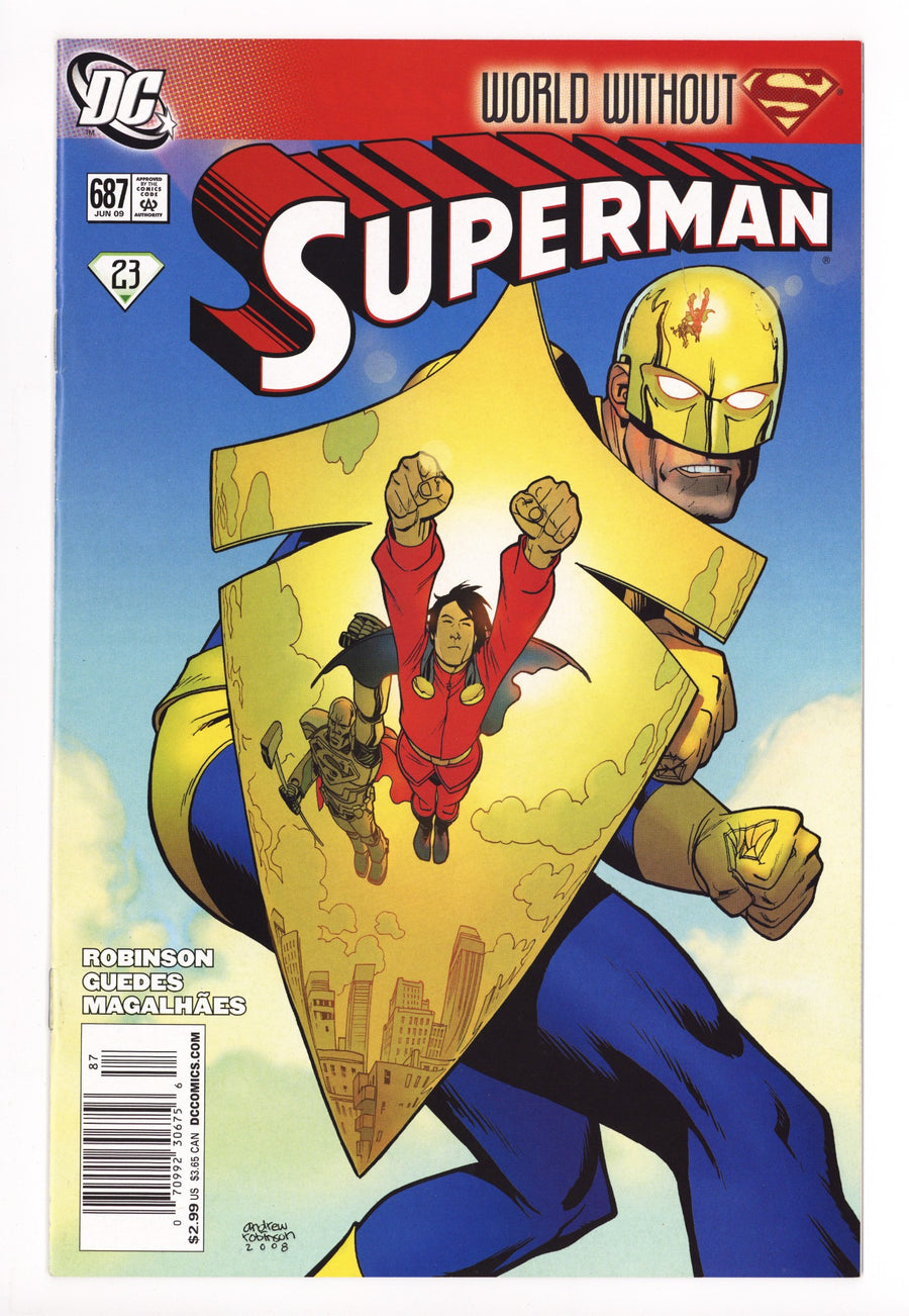 Superman Vol 1 687 VF (8.0) (2009) Newsstand 