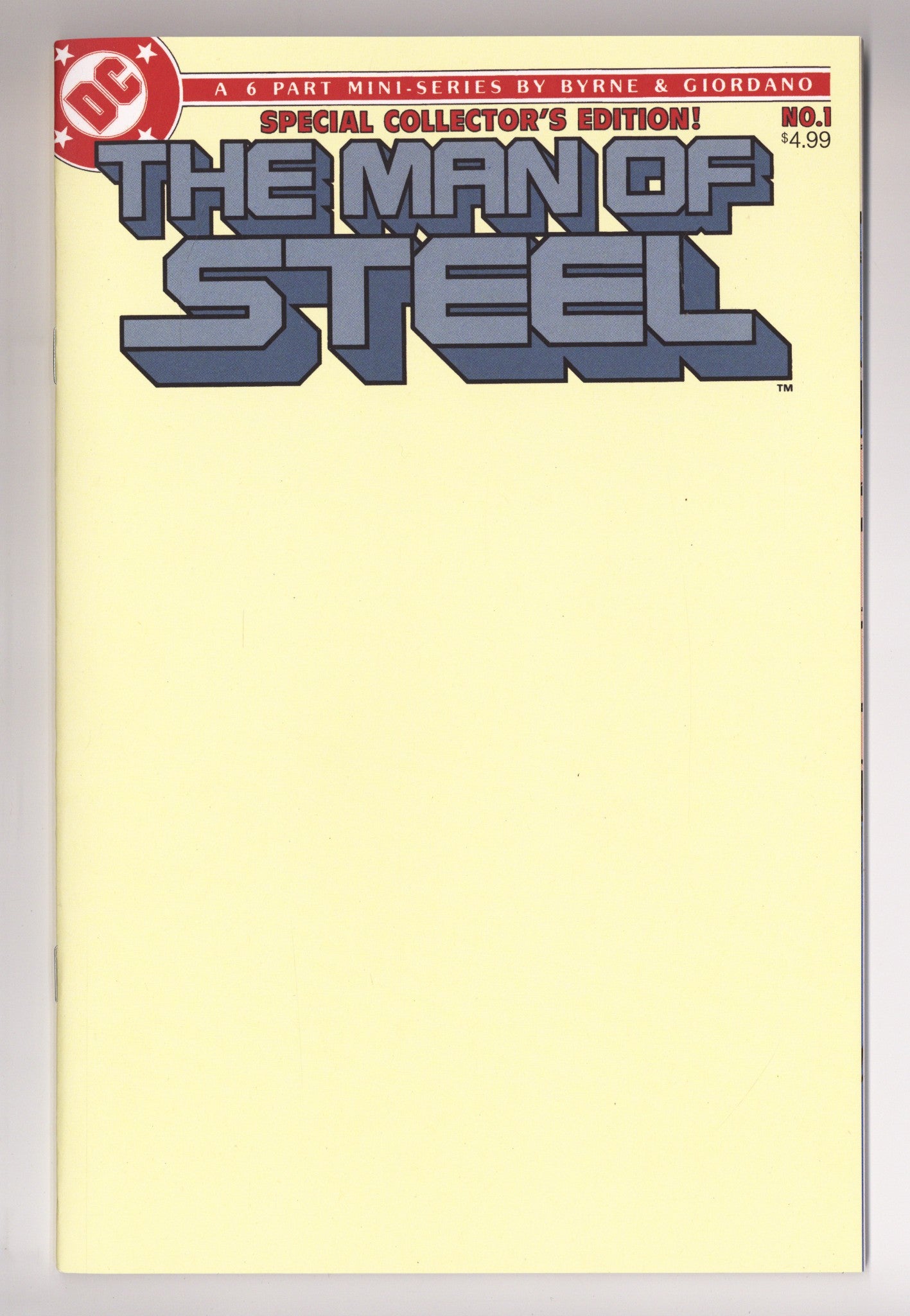 Man Of Steel  1   Facsimile Blank Variant   (2026)