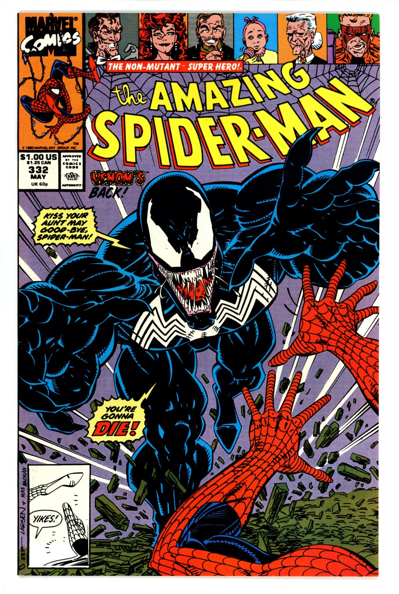 The Amazing Spider-Man Vol 1 332 VF- (7.5) (1990) 