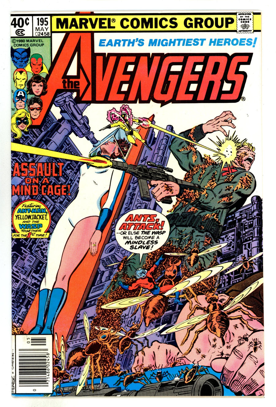 The Avengers Vol 1 195  VF (8.0)   (1980)     Newsstand  