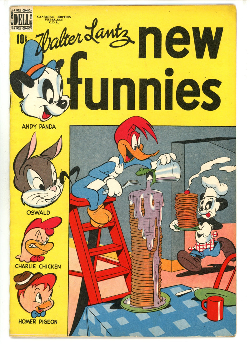 Walter Lantz New Funnies 167 Canadian Variant FN+ (1951)