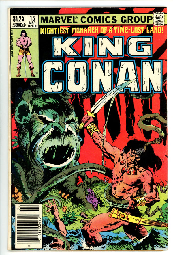 King Conan Vol 1 15 Mid Grade (1983) Canadian Price Variant