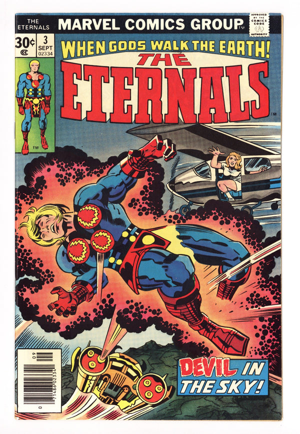The Eternals Vol 1 3 VF (8.0) (1976)