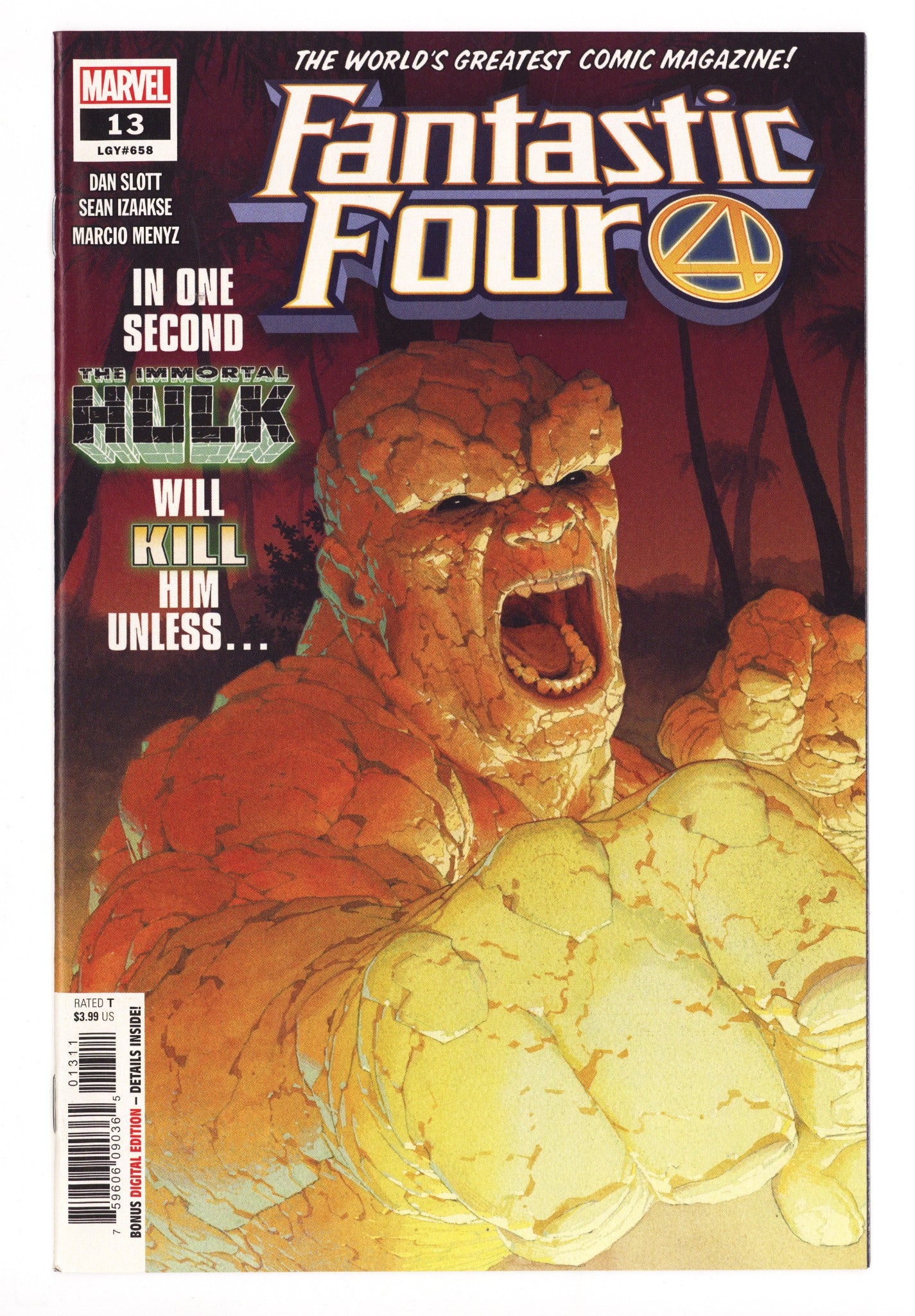 Fantastic Four Vol 6 13 (658) High Grade (2019) 