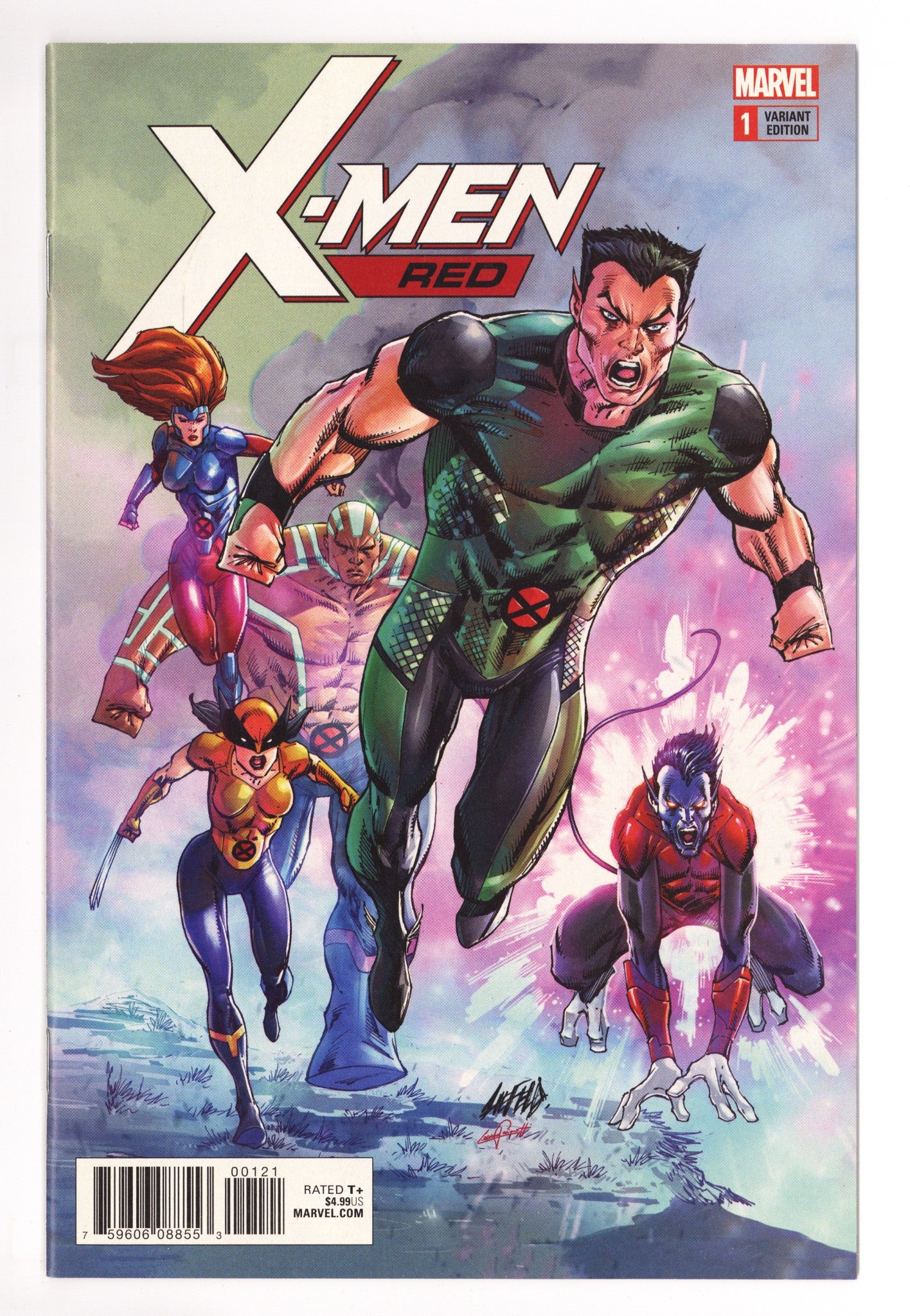 X-Men: Red Vol 1 1 VF/NM (9.0) (2018) Liefeld Incentive Variant 