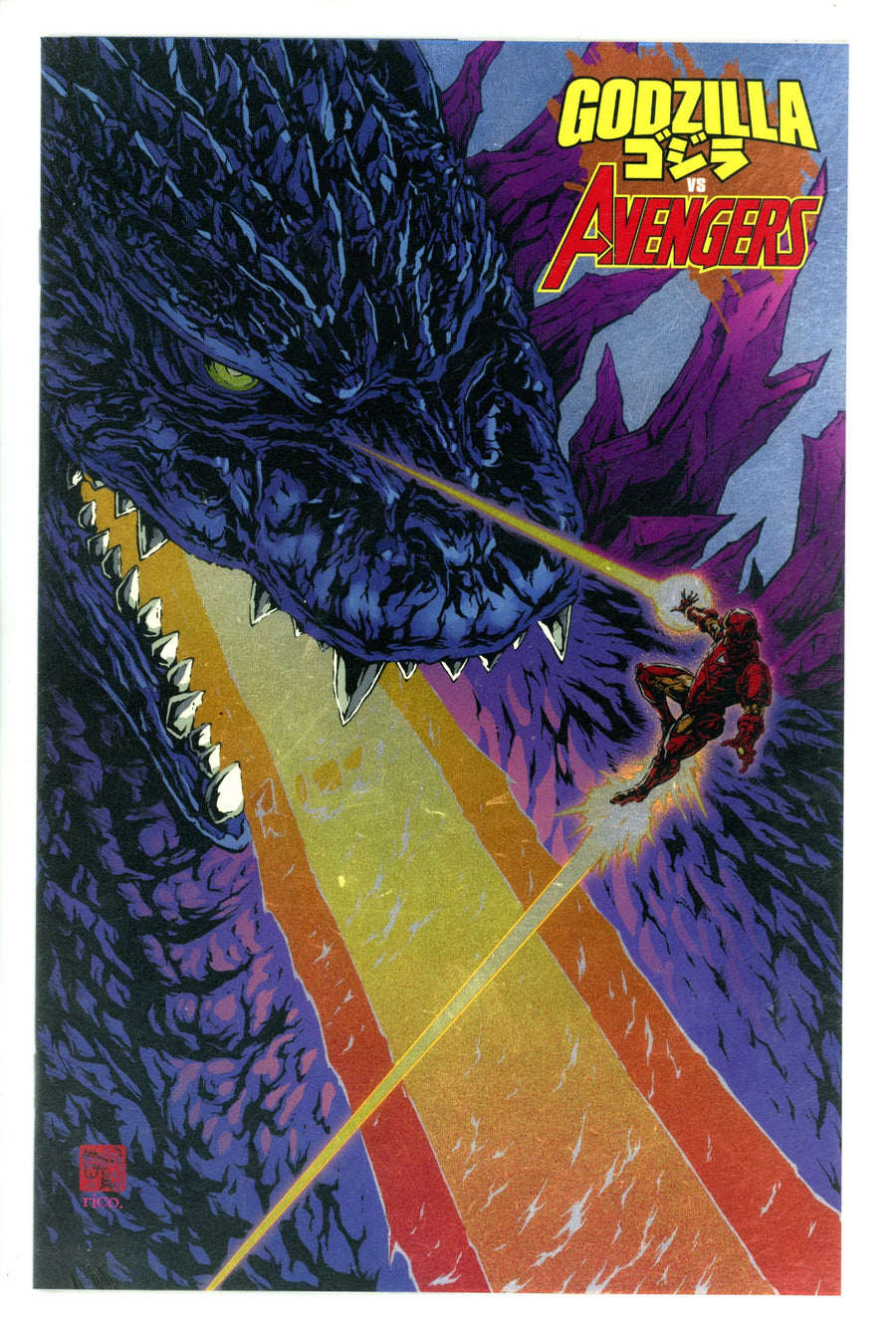 Godzilla Vs. Avengers 1 Okazaki Foil Variant (2025)