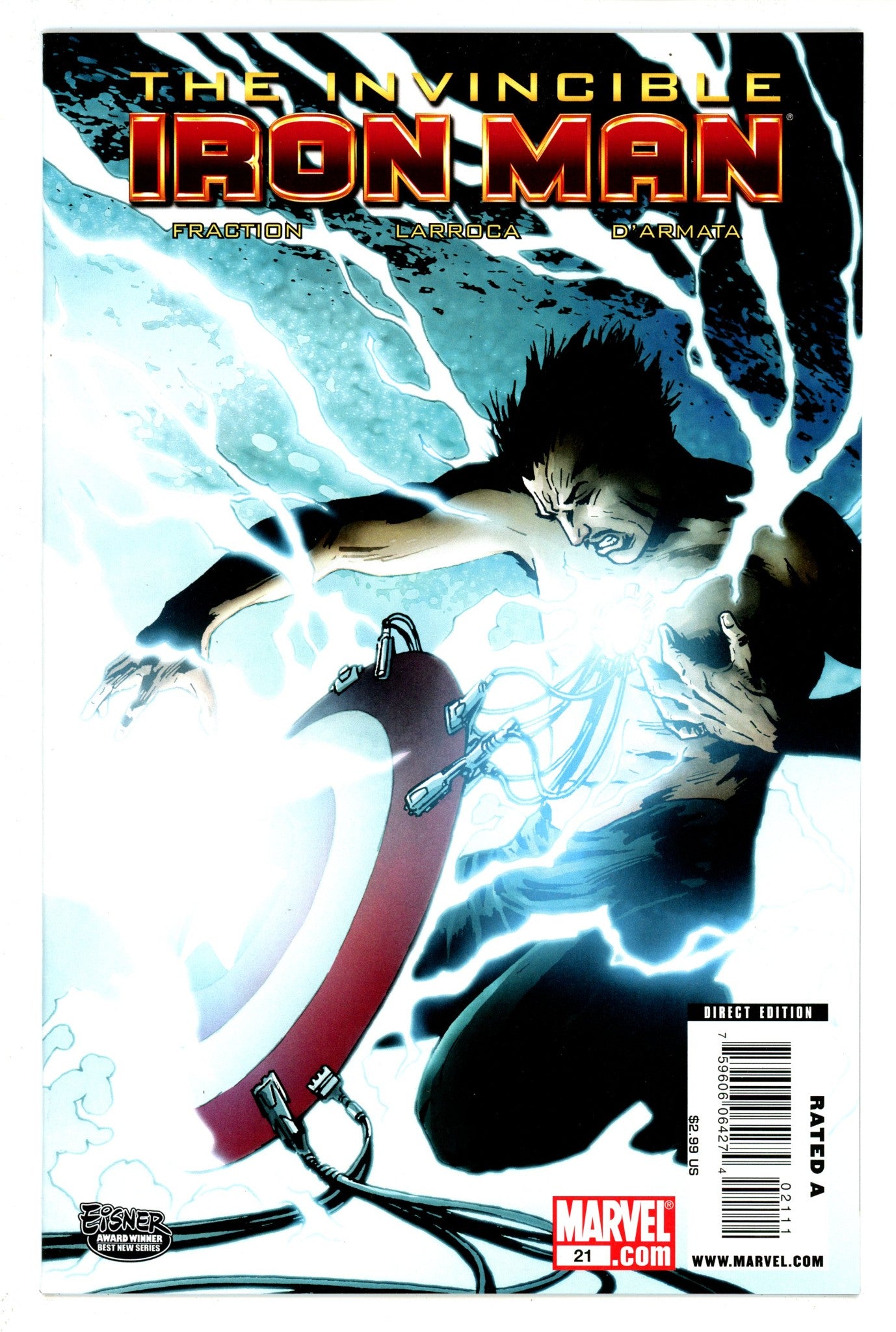 Invincible Iron Man Vol 1 21 High Grade (2010) Larroca Variant 