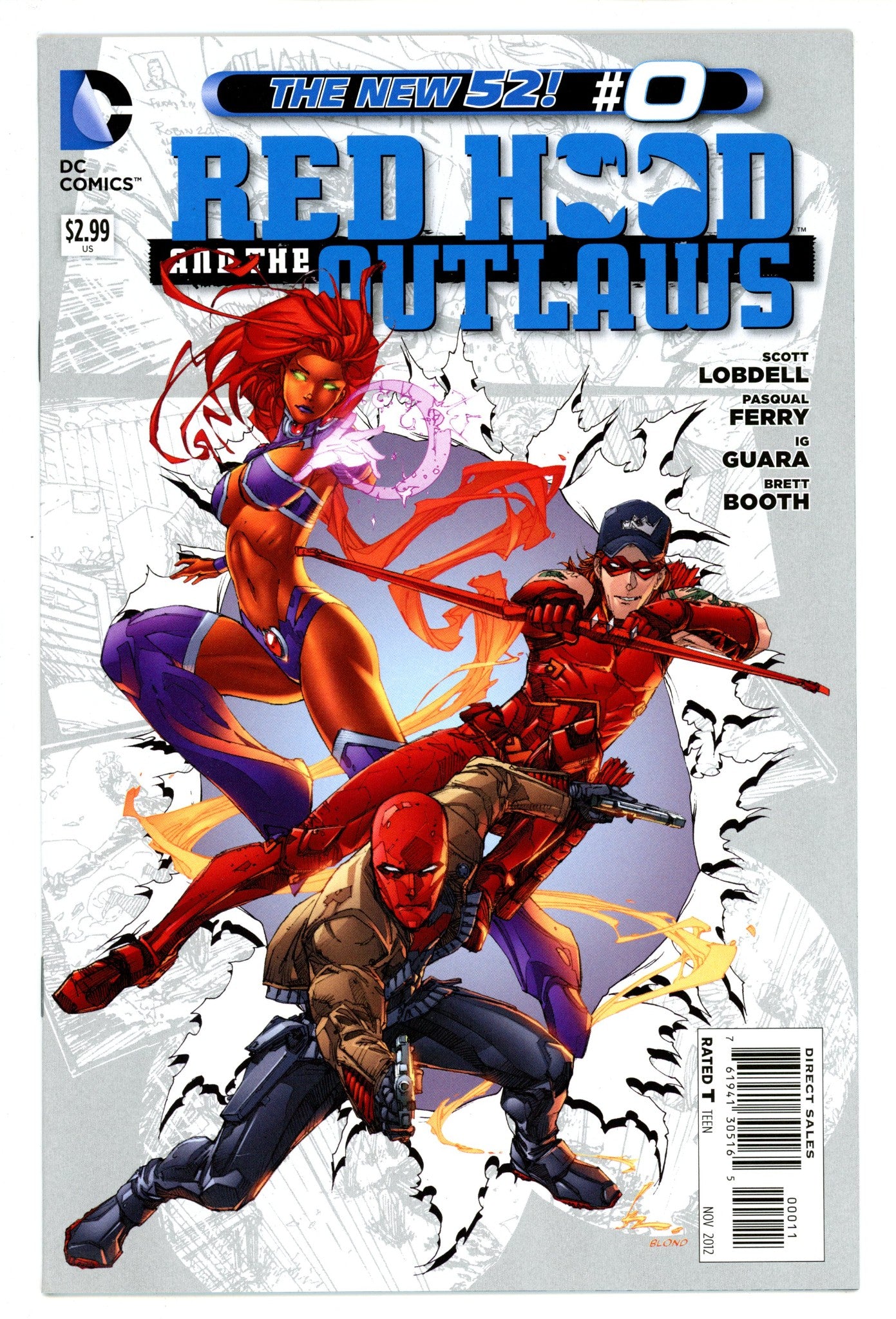 Red Hood and the Outlaws Vol 1 0 High Grade (2012) 