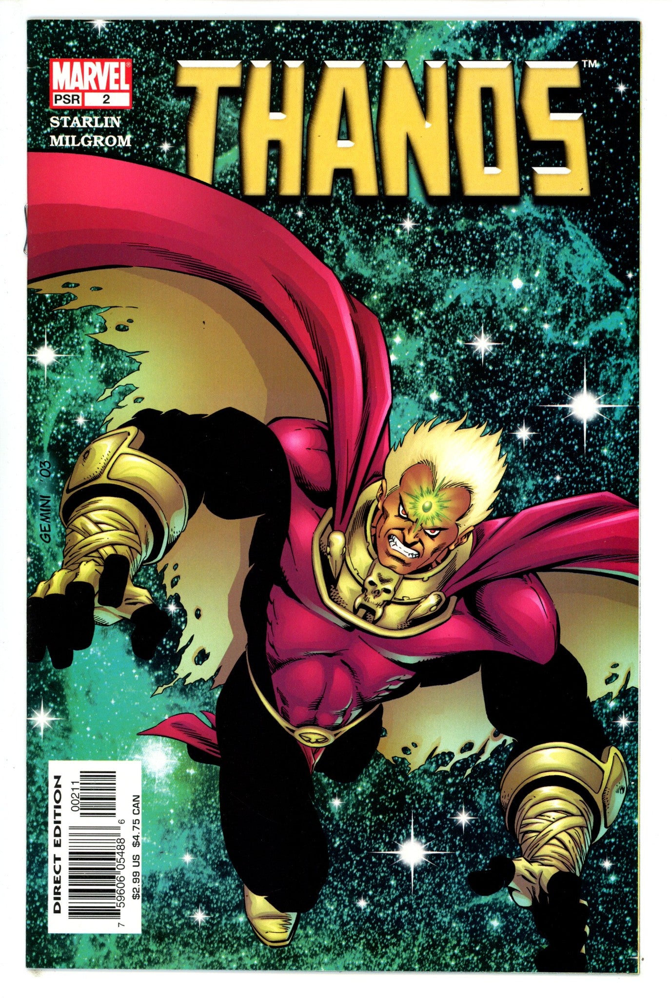Thanos Vol 1 2 High Grade (2004) 