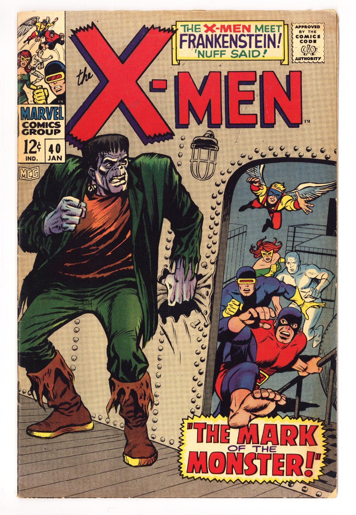 The X-Men Vol 1 40 VG+ (4.5) (1968) 