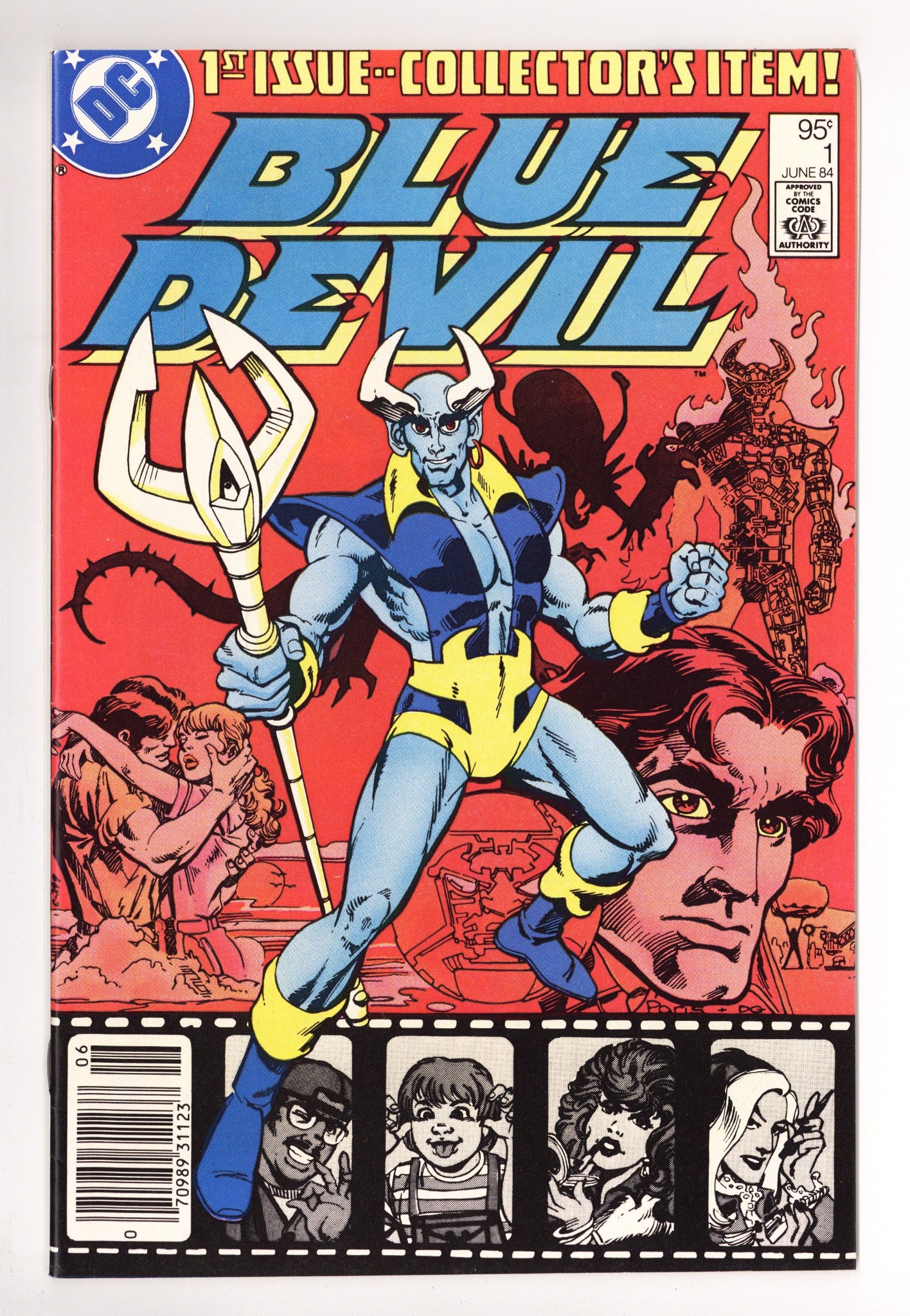 Blue Devil 1 VF+ (8.5) (1984) Canadian Price Variant 