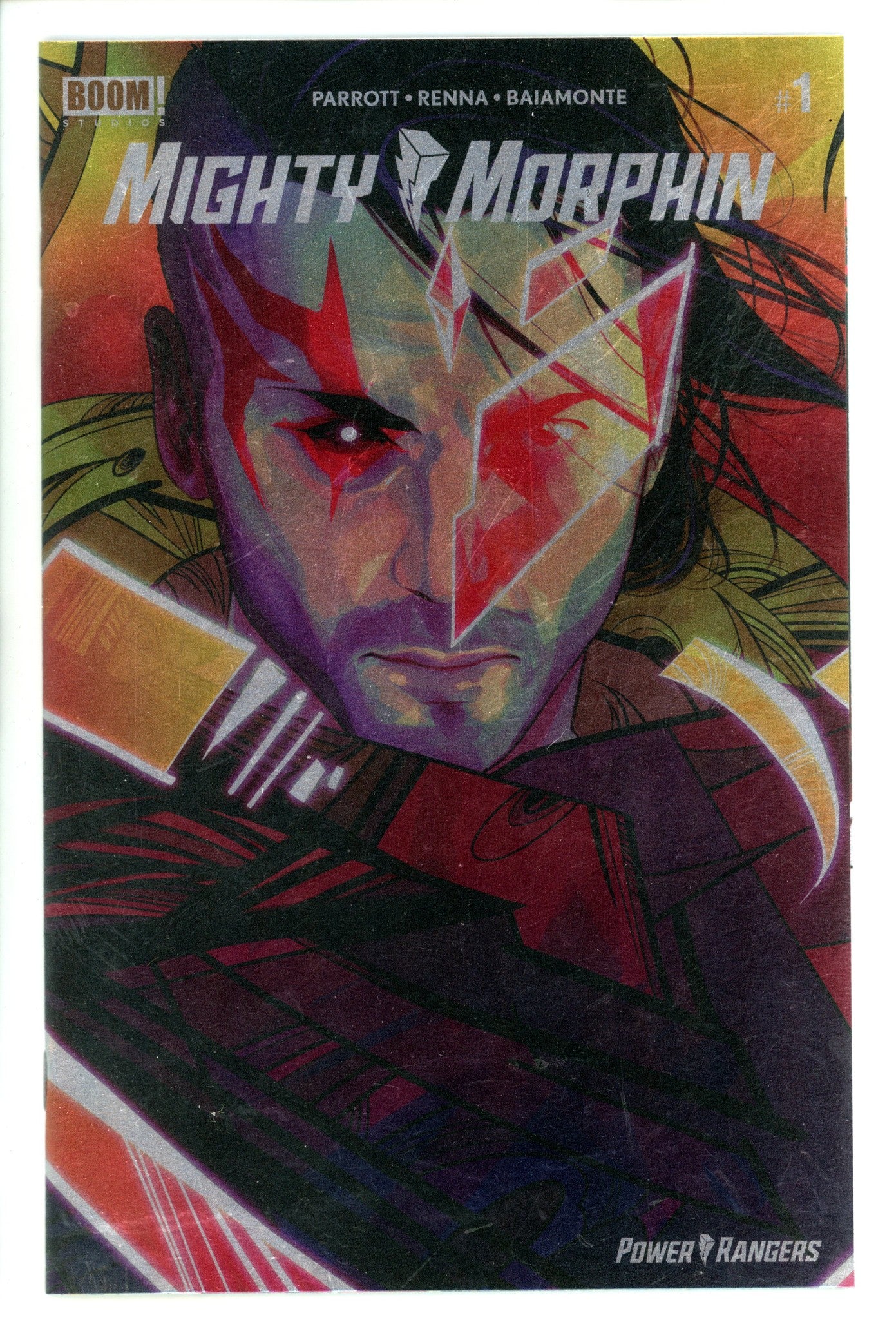 Mighty Morphin 1 High Grade (2020) Montes Foil Variant 
