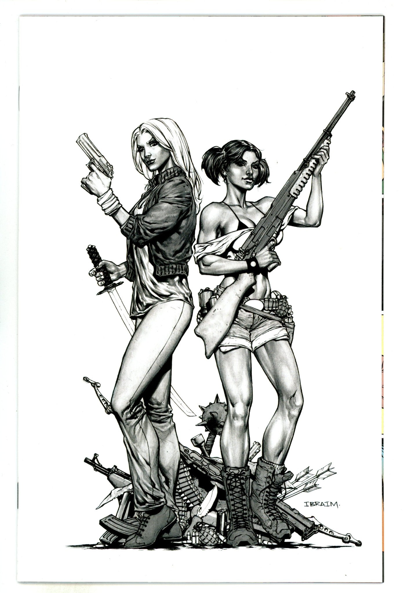 Freelancers 1 VF/NM (9.0) (2012) Roberson B&W Virgin Variant 