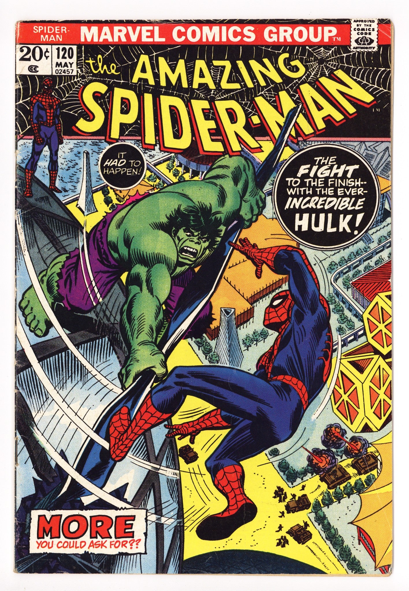The Amazing Spider-Man Vol 1 120 VG+ (4.5) (1973) 