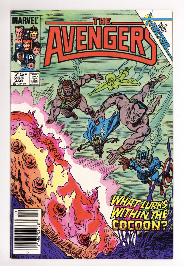 The Avengers Vol 1 263 VF (8.0) (1986) Canadian Price Variant