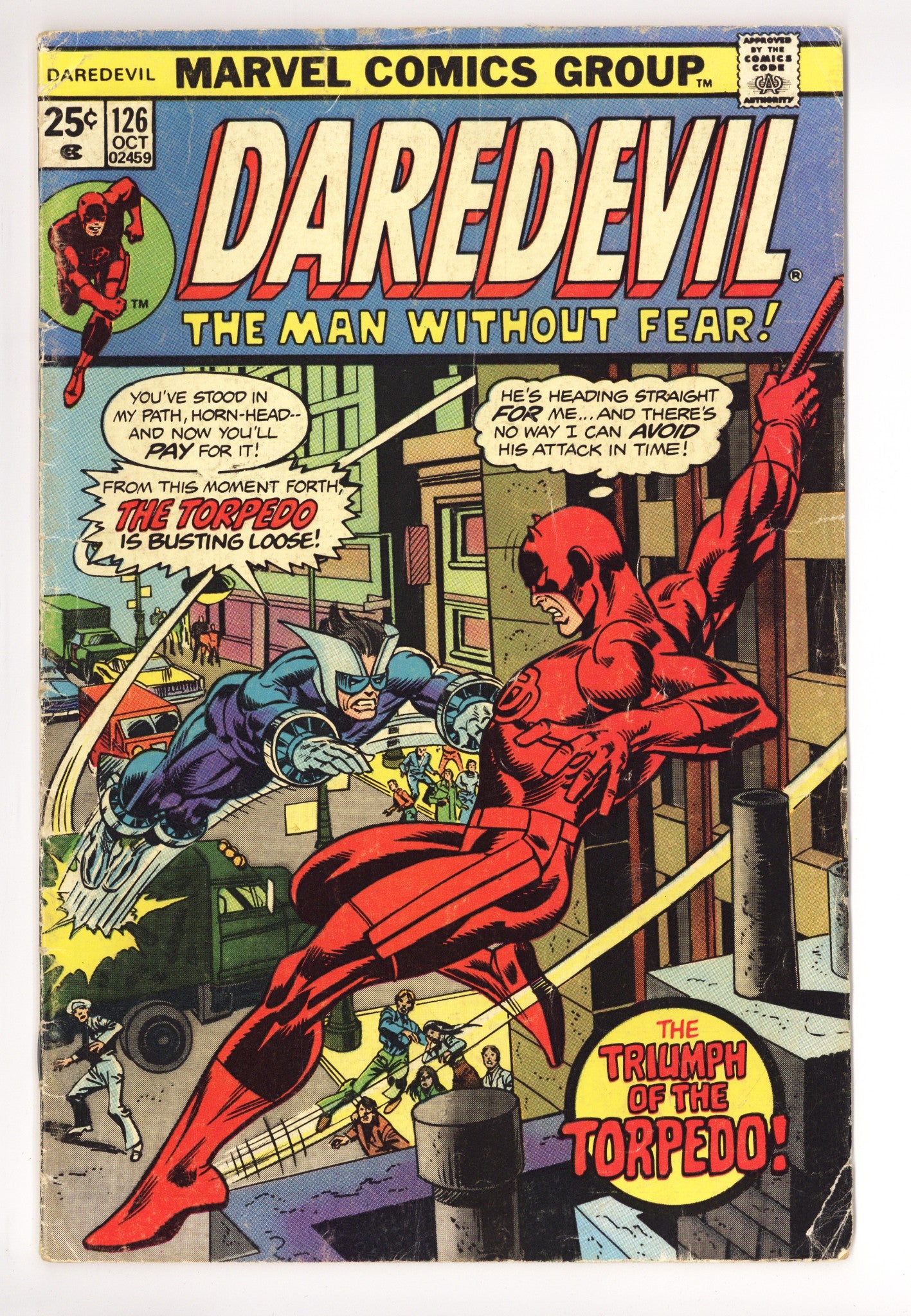 Daredevil Vol 1 126 GD/VG (3.0) (1975) 