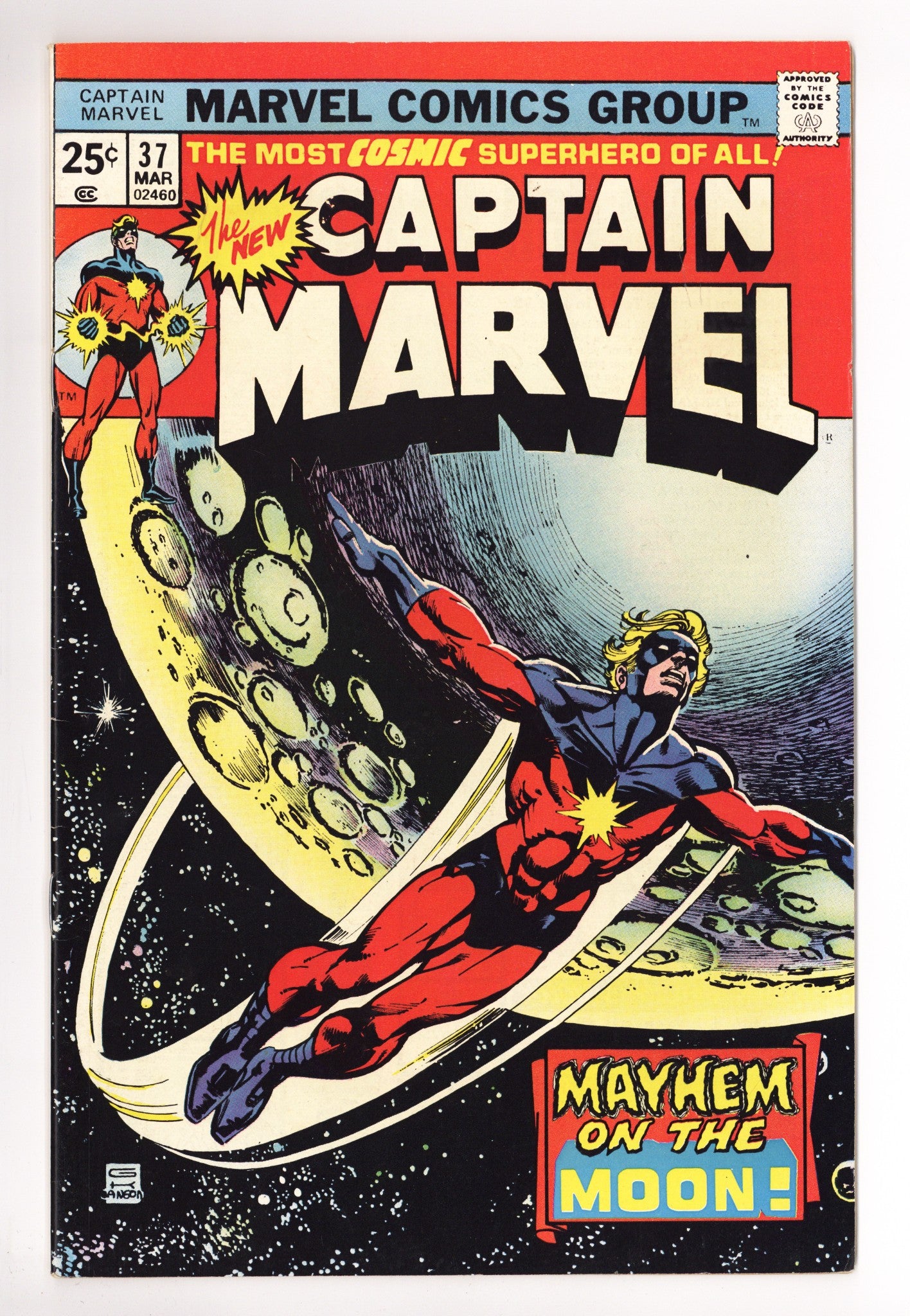 Captain Marvel Vol 1 37 VF- (7.5) (1975) 