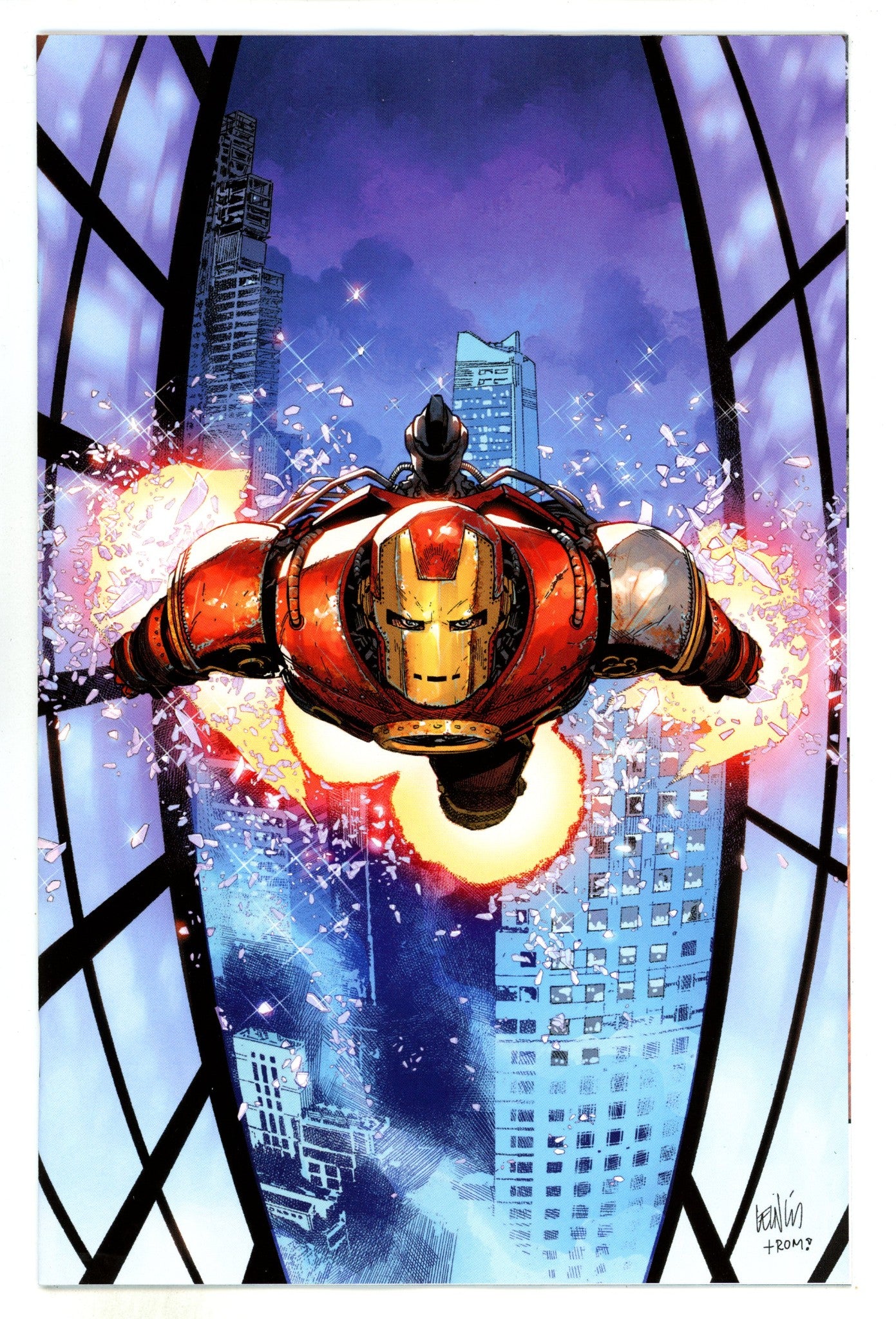 Iron Man Vol 7 1 Yu Virgin Incentive Variant NM (2024)