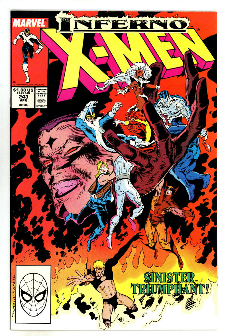 The Uncanny X-Men Vol 1 243 High Grade (1989) 