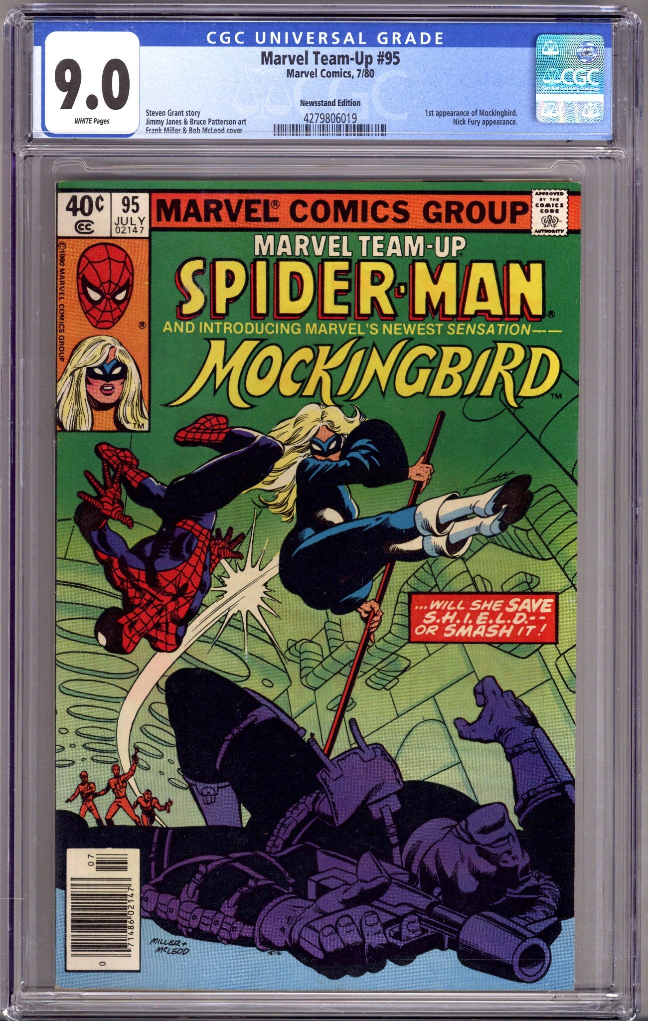 Marvel Team-Up Vol 1 95 CGC 9.0 (VF/NM) (1980) Newsstand 