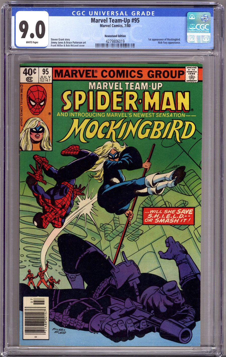 Marvel Team-Up Vol 1 95 CGC 9.0 (VF/NM) (1980) Newsstand 