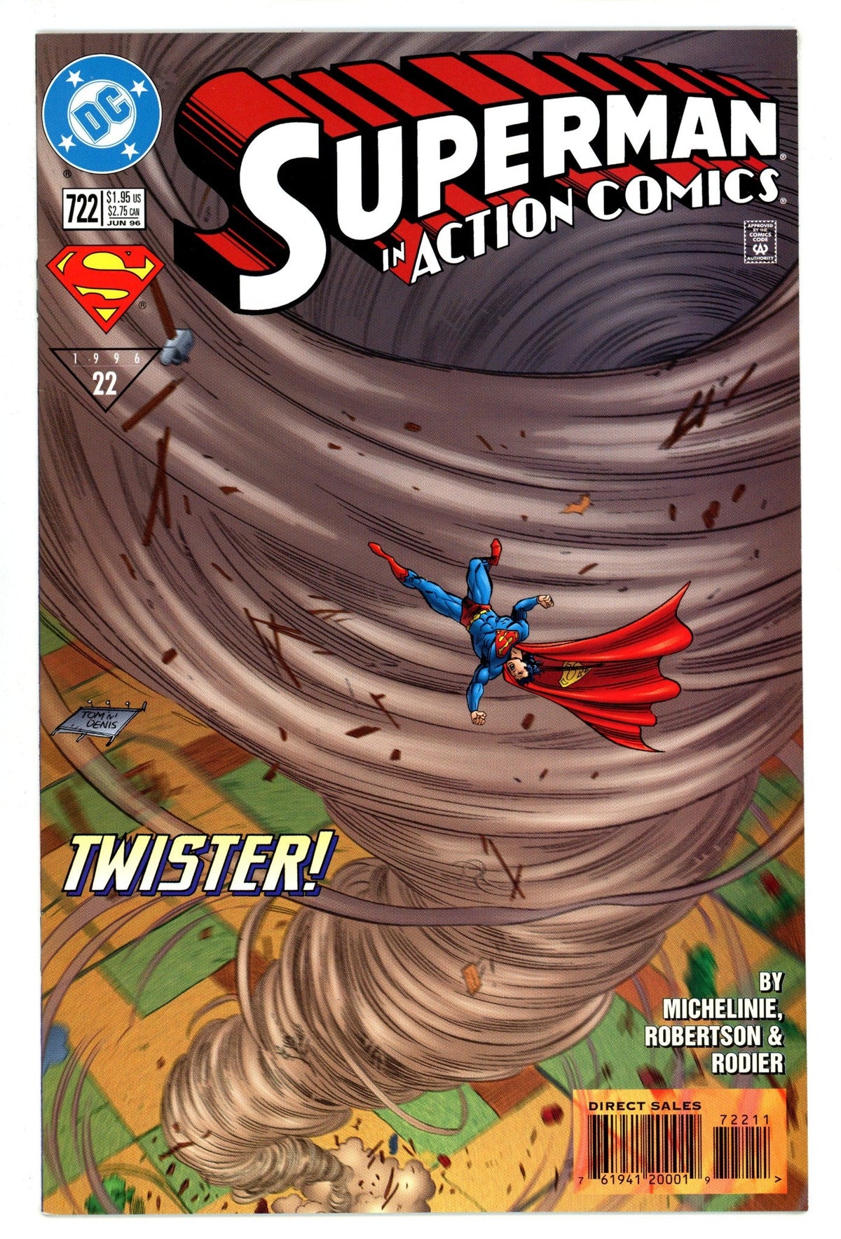 Action Comics Vol 1 722  High Grade   (1996)