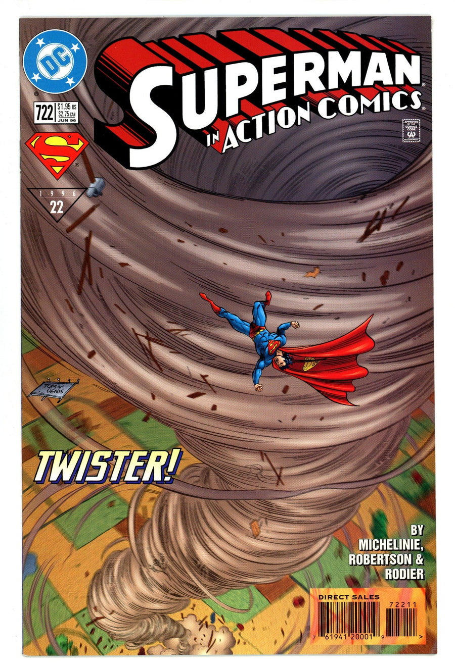 Action Comics Vol 1 722  High Grade   (1996)