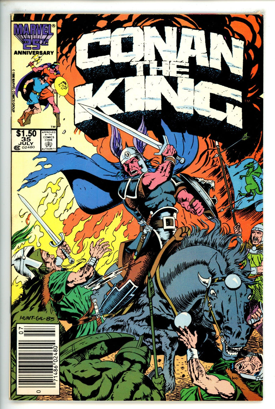 Conan the King Vol 1 35  Mid Grade   (1986)   Canadian Price Variant