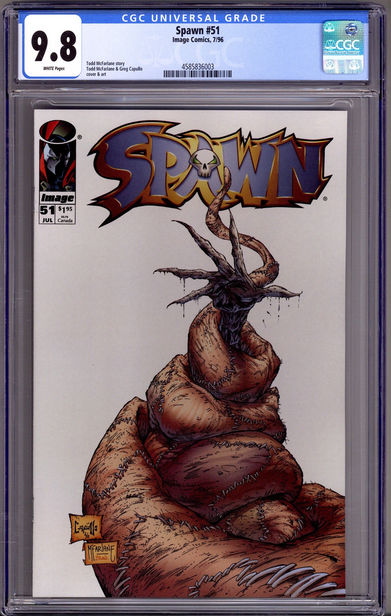 Spawn 51 CGC 9.8 (NM/M) (1996)
