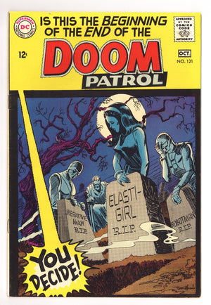 The Doom Patrol Vol 1 121 FN+ (6.5) (1968)