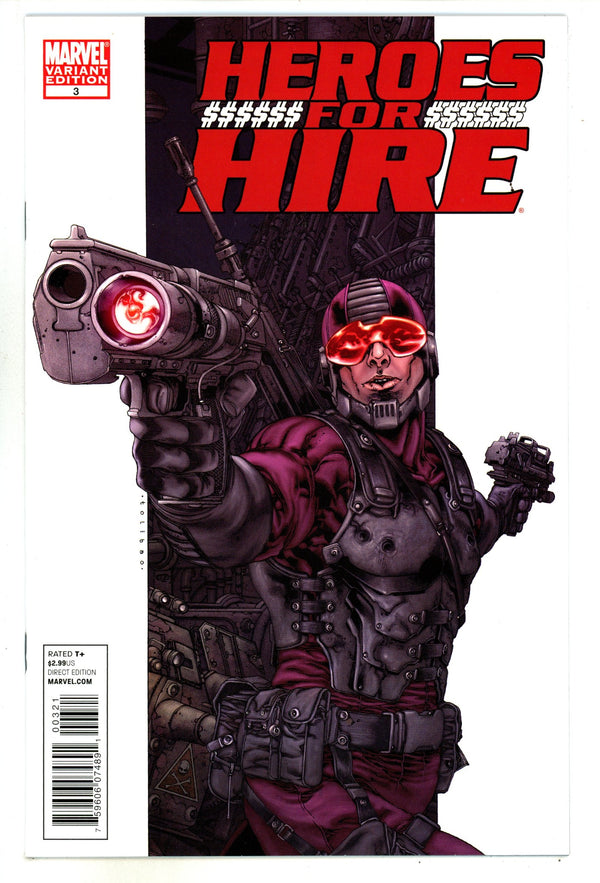 Heroes for Hire Vol 3 3 High Grade (2011) Tolibao Incentive Variant