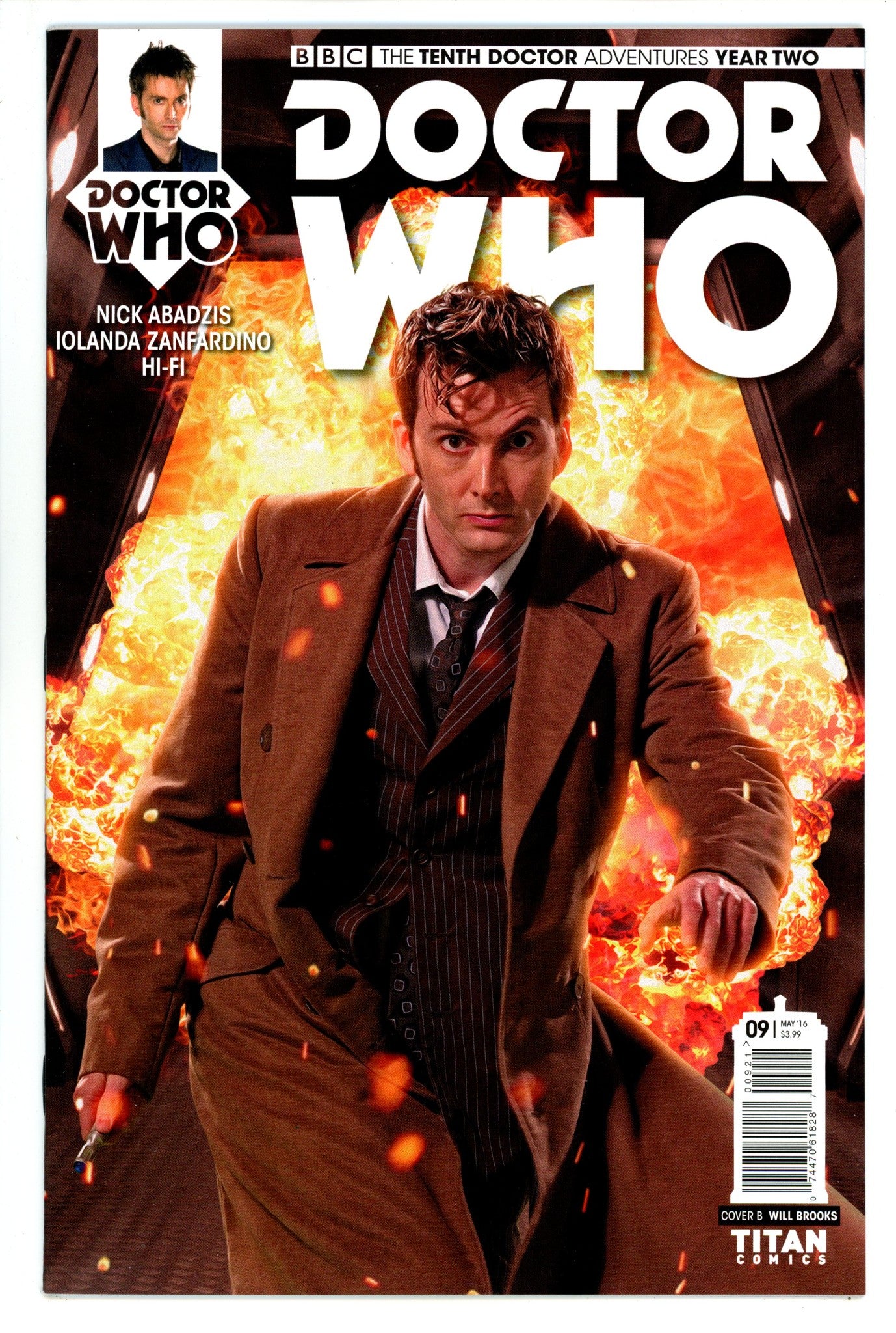 Doctor Who: The Tenth Doctor, Year Two 9 High Grade (2016) Photo Variant 