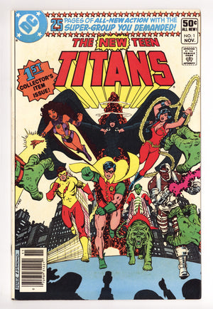 The New Teen Titans Vol 1 1 FN+ (6.5) (1980) Newsstand