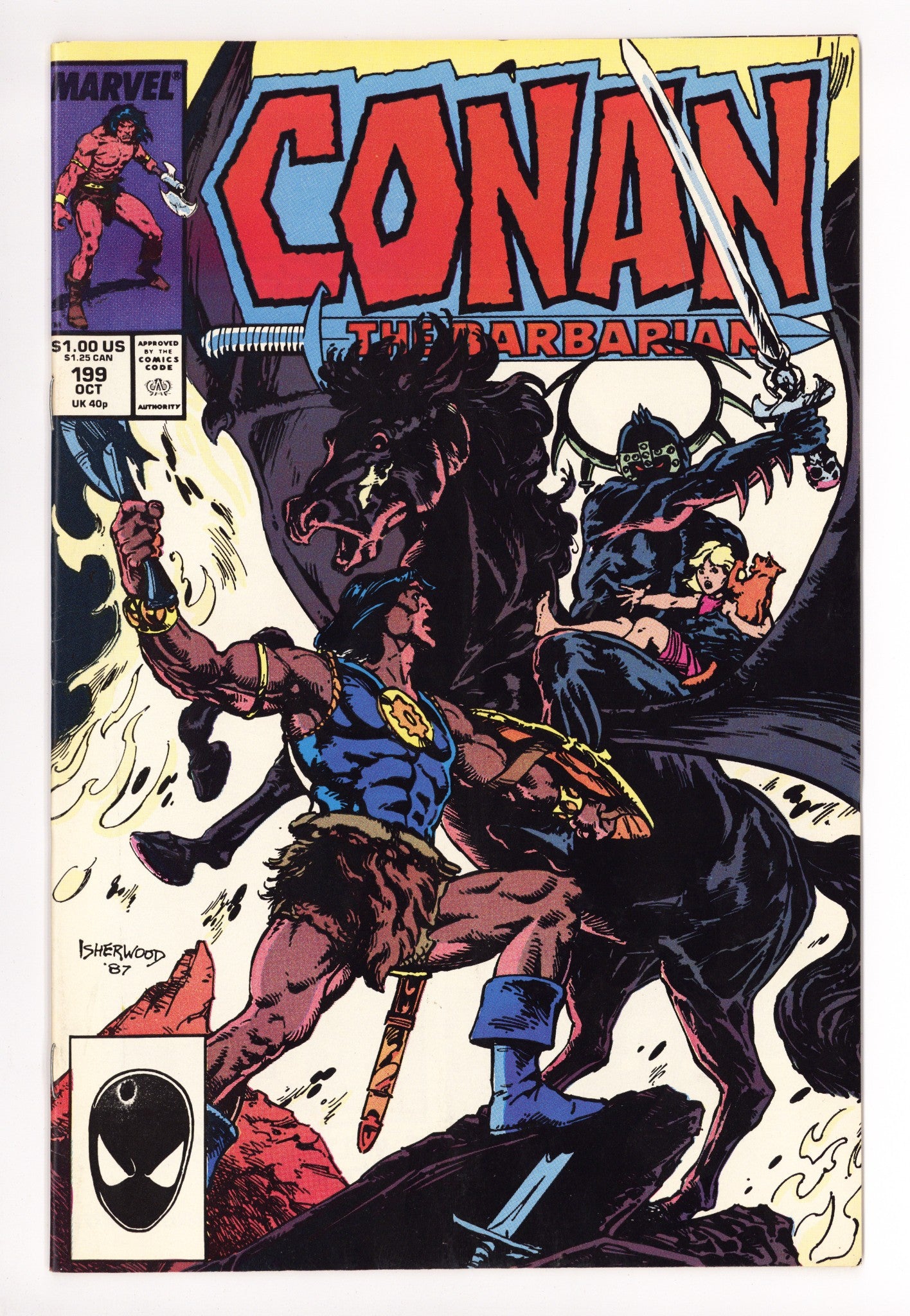 Conan the Barbarian Vol 1 199 Mid Grade (1987) 