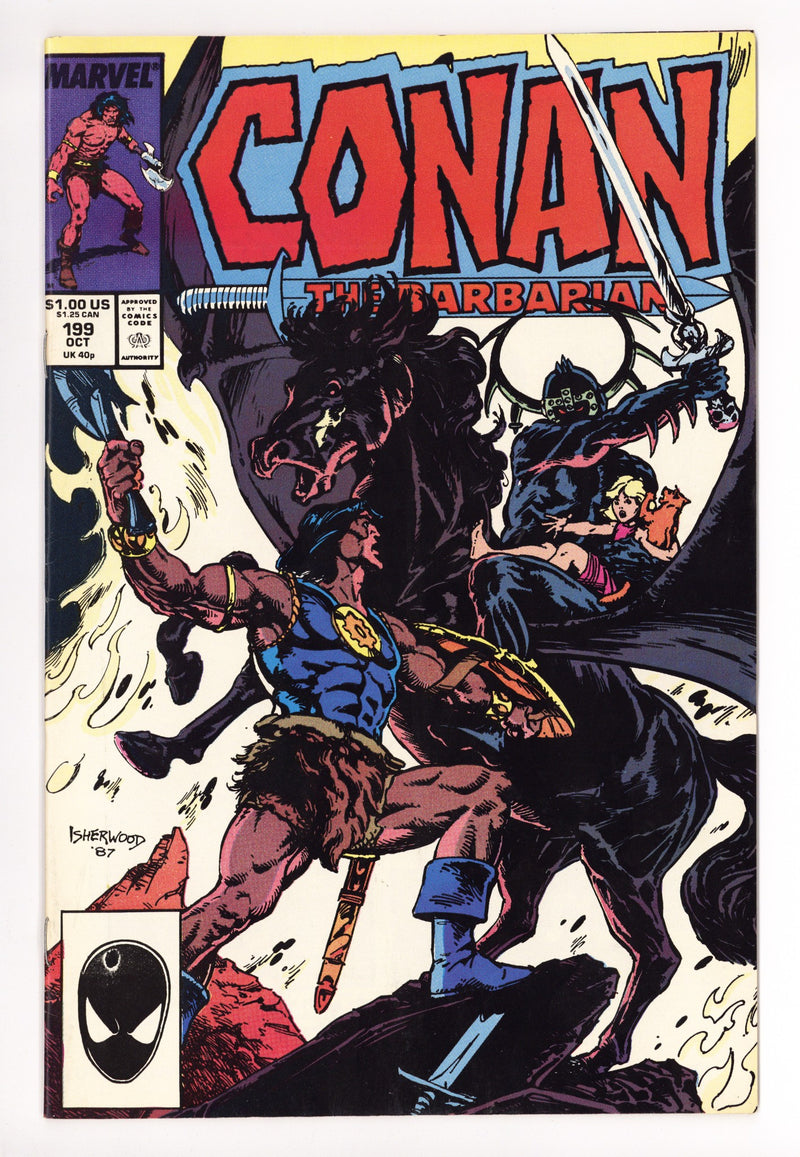 Conan the Barbarian Vol 1 199 Mid Grade (1987) 