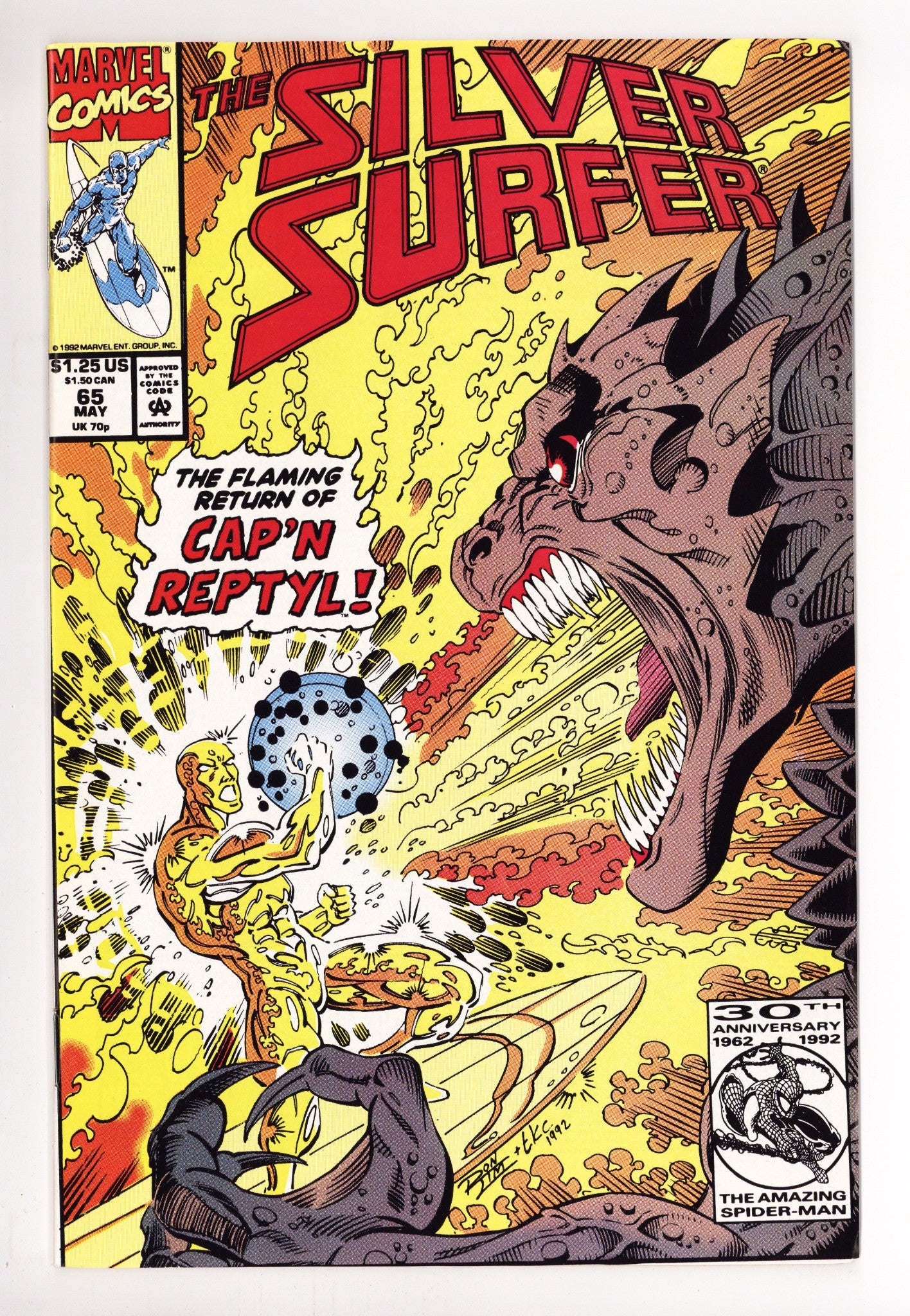 Silver Surfer Vol 3 65 Mid Grade (1992) 