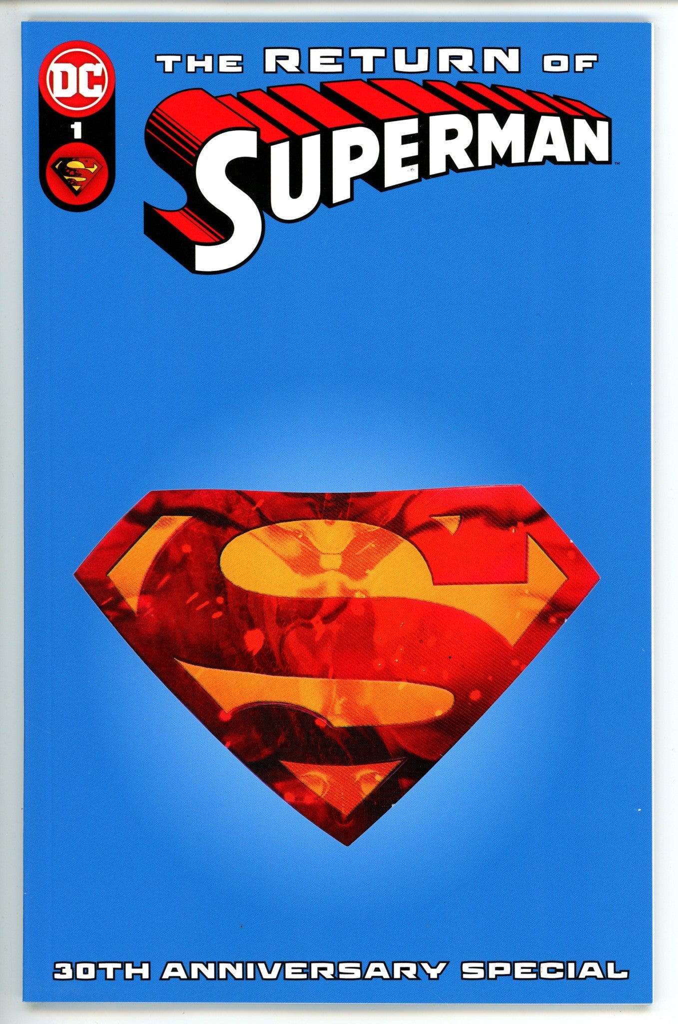 Return Of Superman 30Th Anniversary Special 1 Giang Cyborg Die Cut Variant (2023)