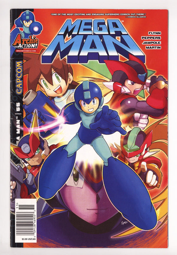 Mega Man 55 VG+ (4.5) (2016) Newsstand
