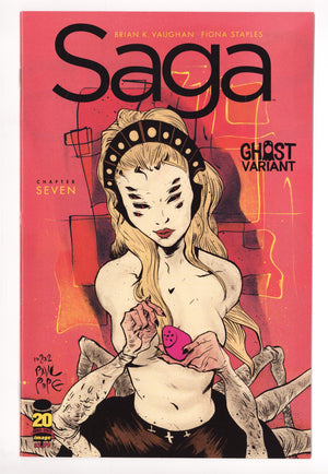 Saga 7 VF+ (8.5) (2012) Pope Ghost Exclusive Variant
