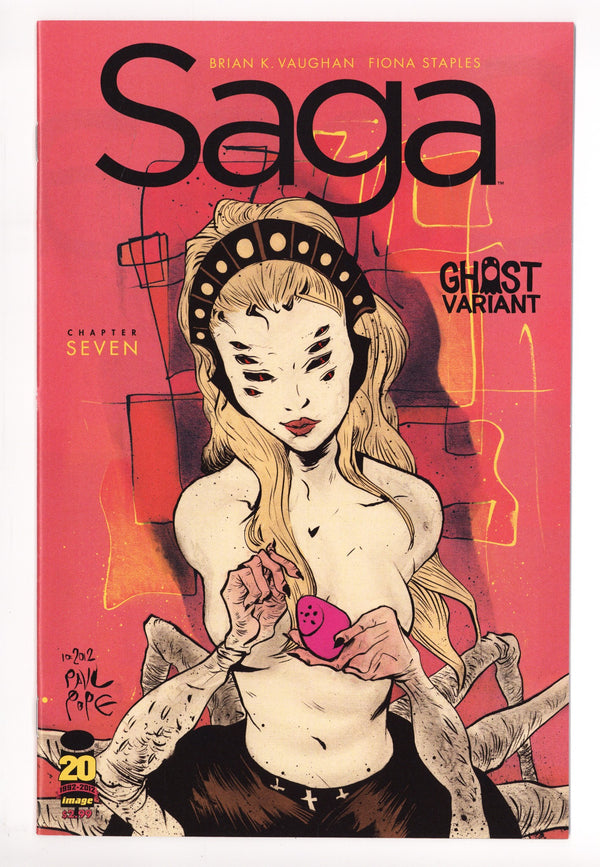 Saga 7 VF+ (8.5) (2012) Pope Ghost Exclusive Variant