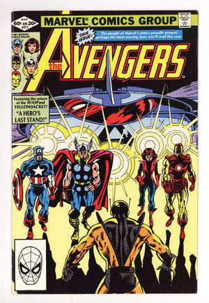 The Avengers Vol 1 217 High Grade (1982)