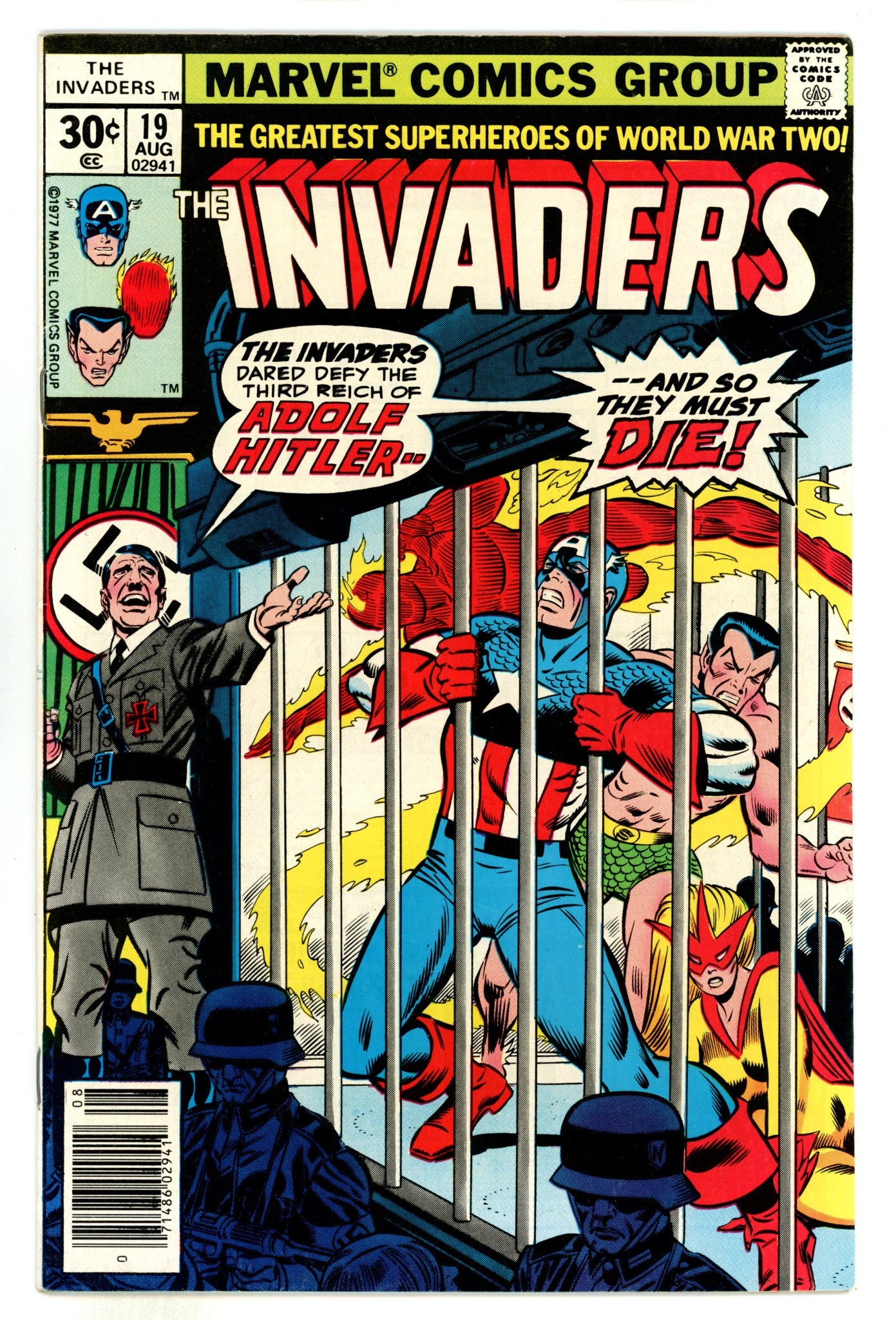 The Invaders Vol 1 19 FN+ (6.5) (1977) 