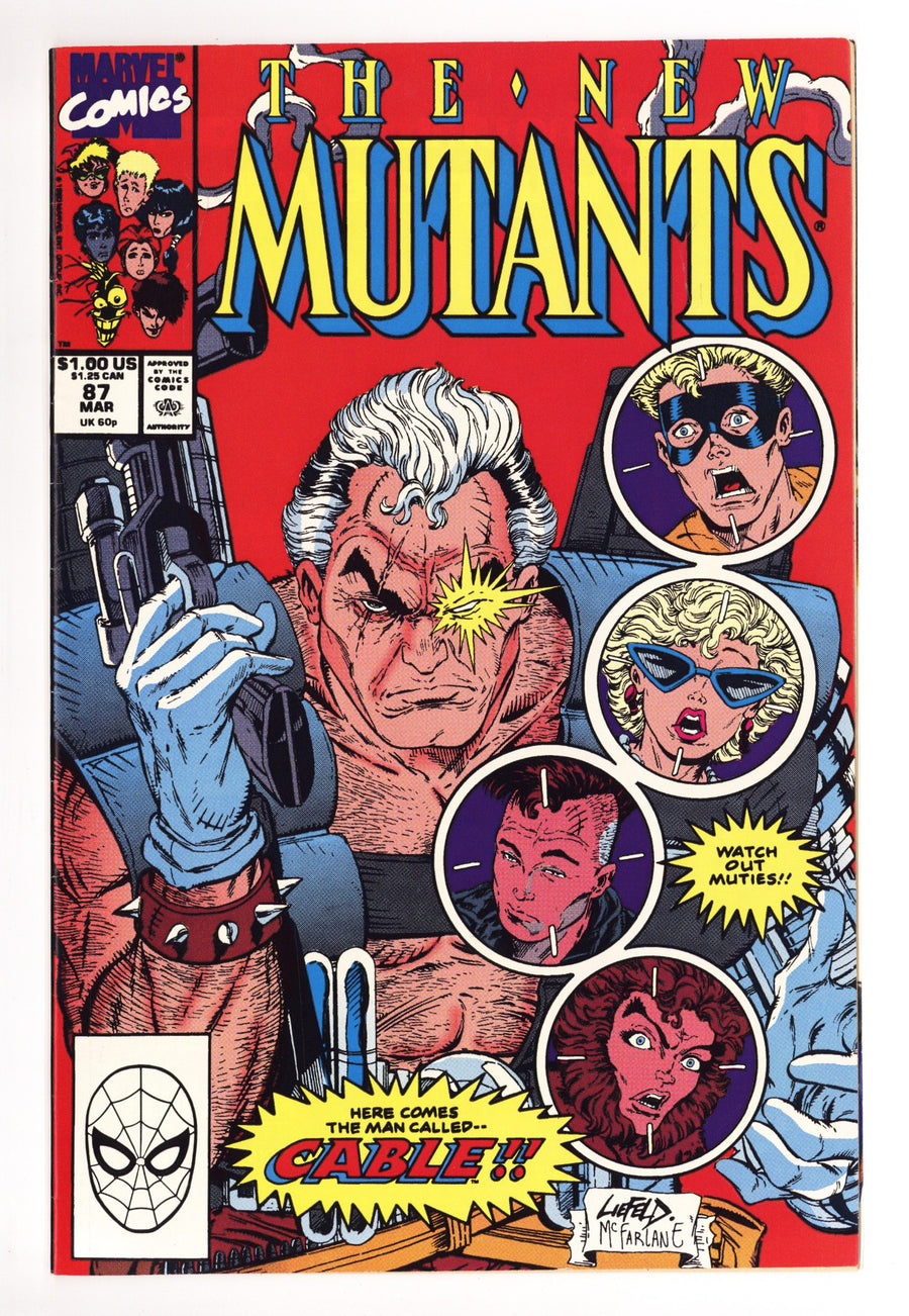 The New Mutants Vol 1 87 FN/VF (7.0) (1990) 