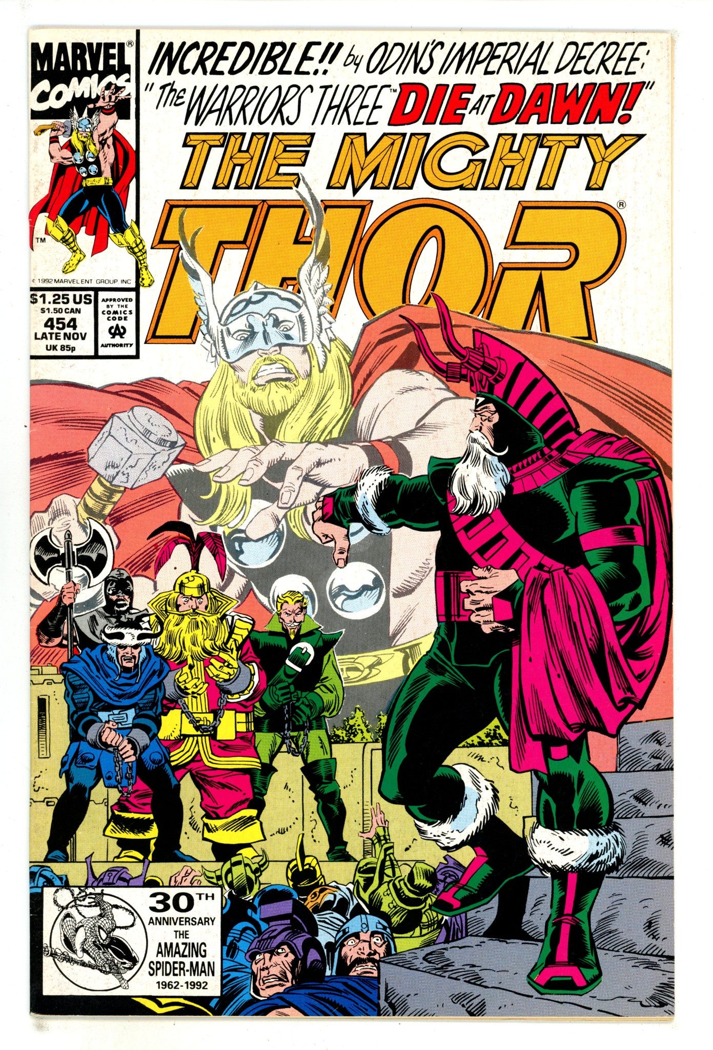 Thor Vol 1 454  Mid Grade   (1992)        