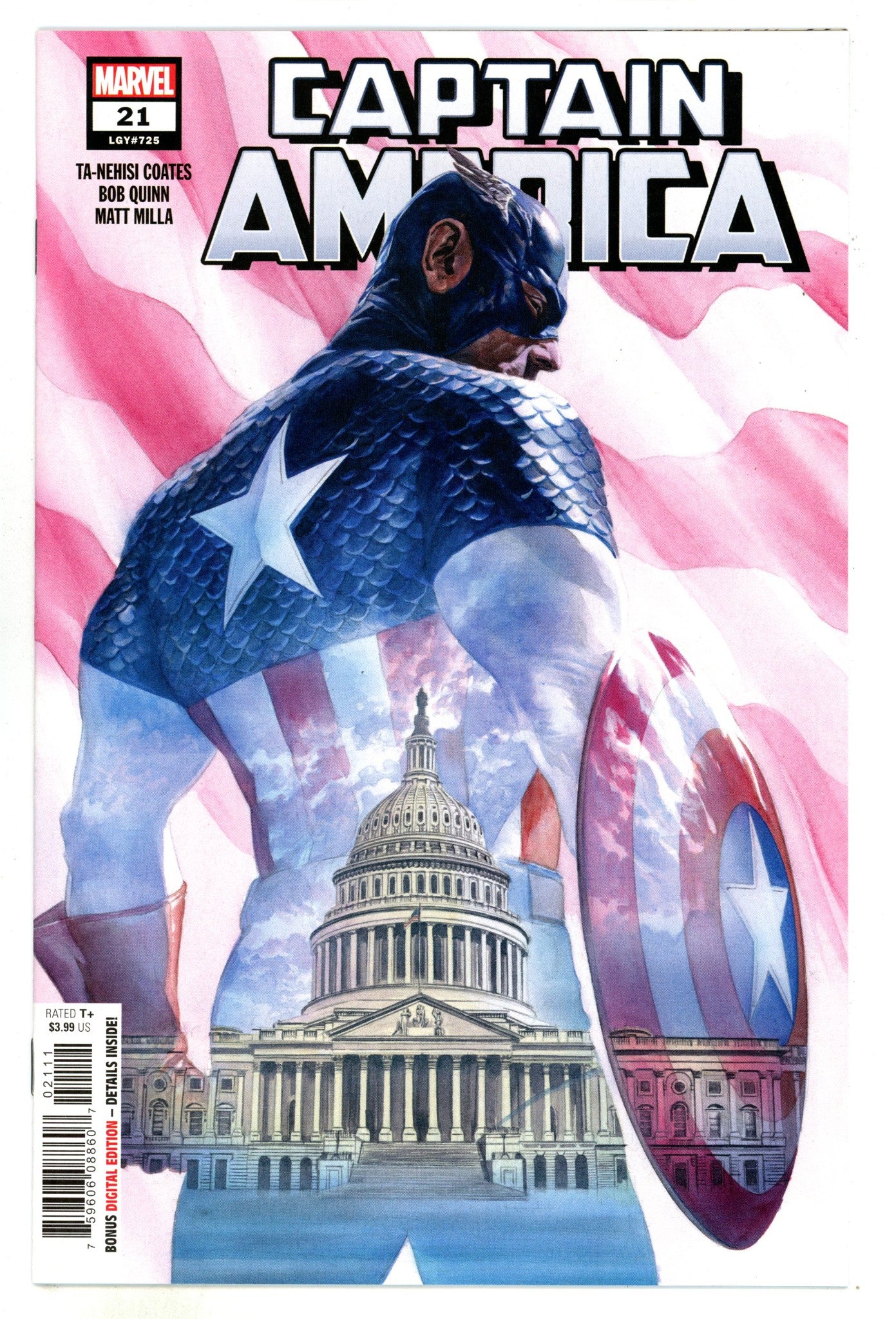 Captain America Vol 9 21 (725) High Grade (2020) 