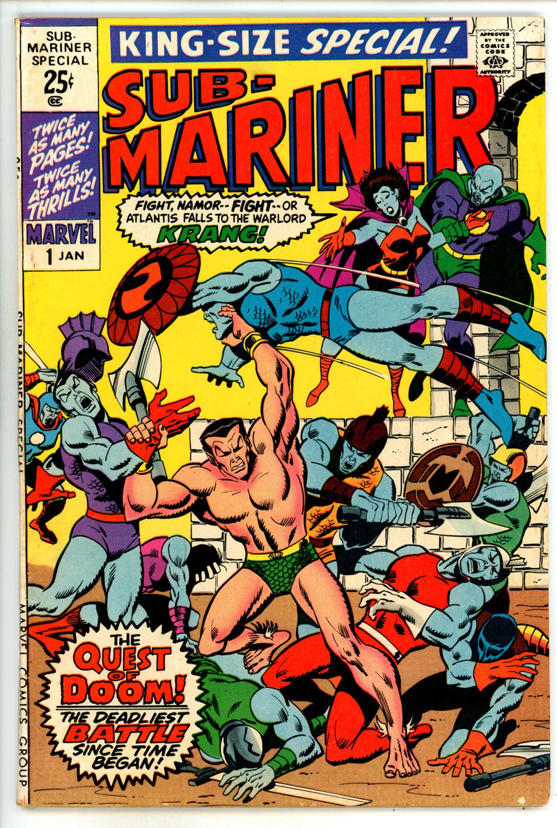 Sub-Mariner Special Vol 1 1 FN+ (6.5) (1971) 