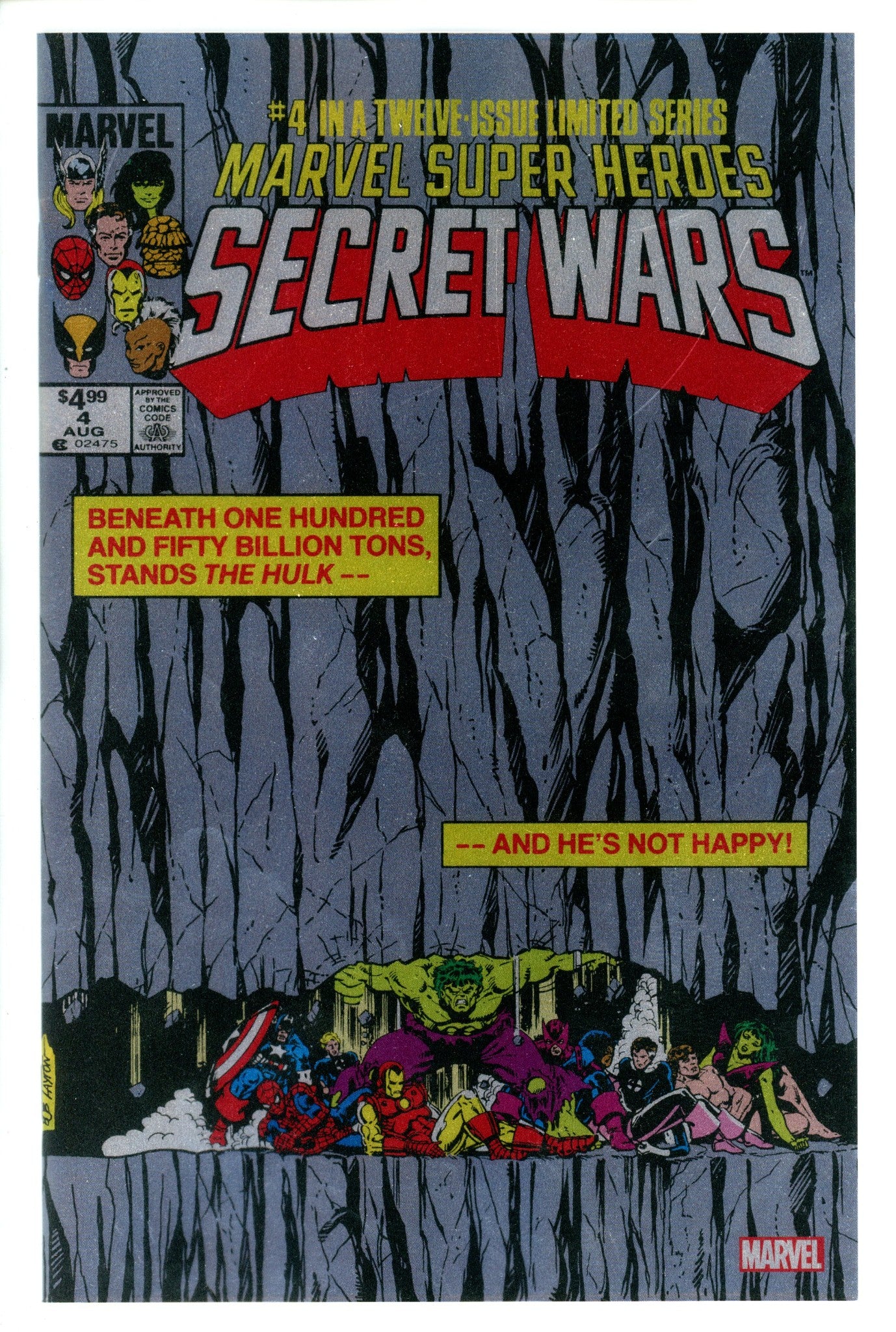 Marvel Super Heroes Secret Wars 4 Layton Facsimile Foil Variant (2024)