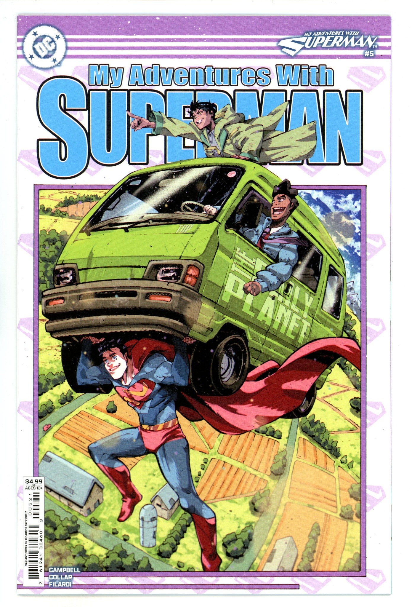 My Adventures With Superman 5 Ortiz Homage Variant (2024)