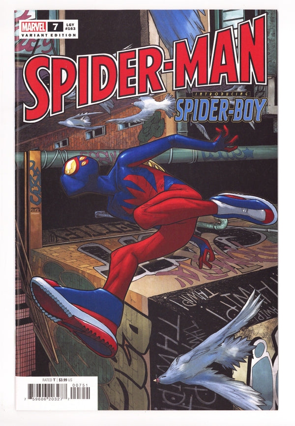 Spider-Man Vol 4 7 (163) NM- (9.2) (2023) Ramos Variant