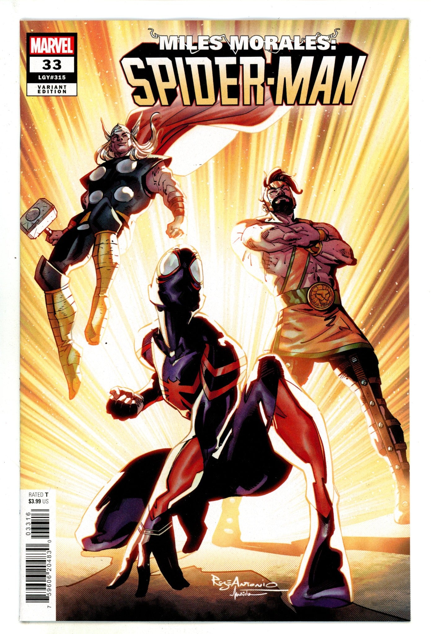 Miles Morales: Spider-Man Vol 2 33 Antônio Incentive Variant NM- (2025)